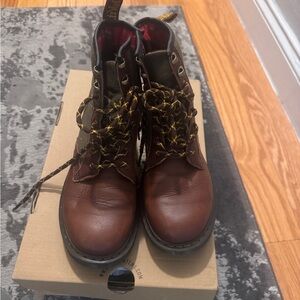 Kids Dr. Martens 1460 Panel Y medium brown khaki